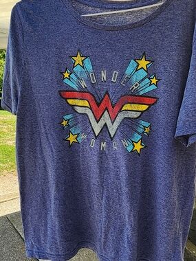 Wonder Woman Superhero Character Short Sleeve Tee